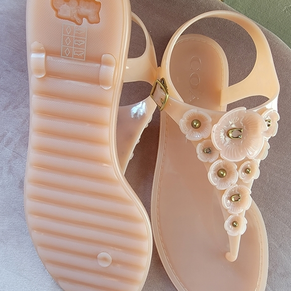 Coach jelly sandals 6 - Picture 4 of 10